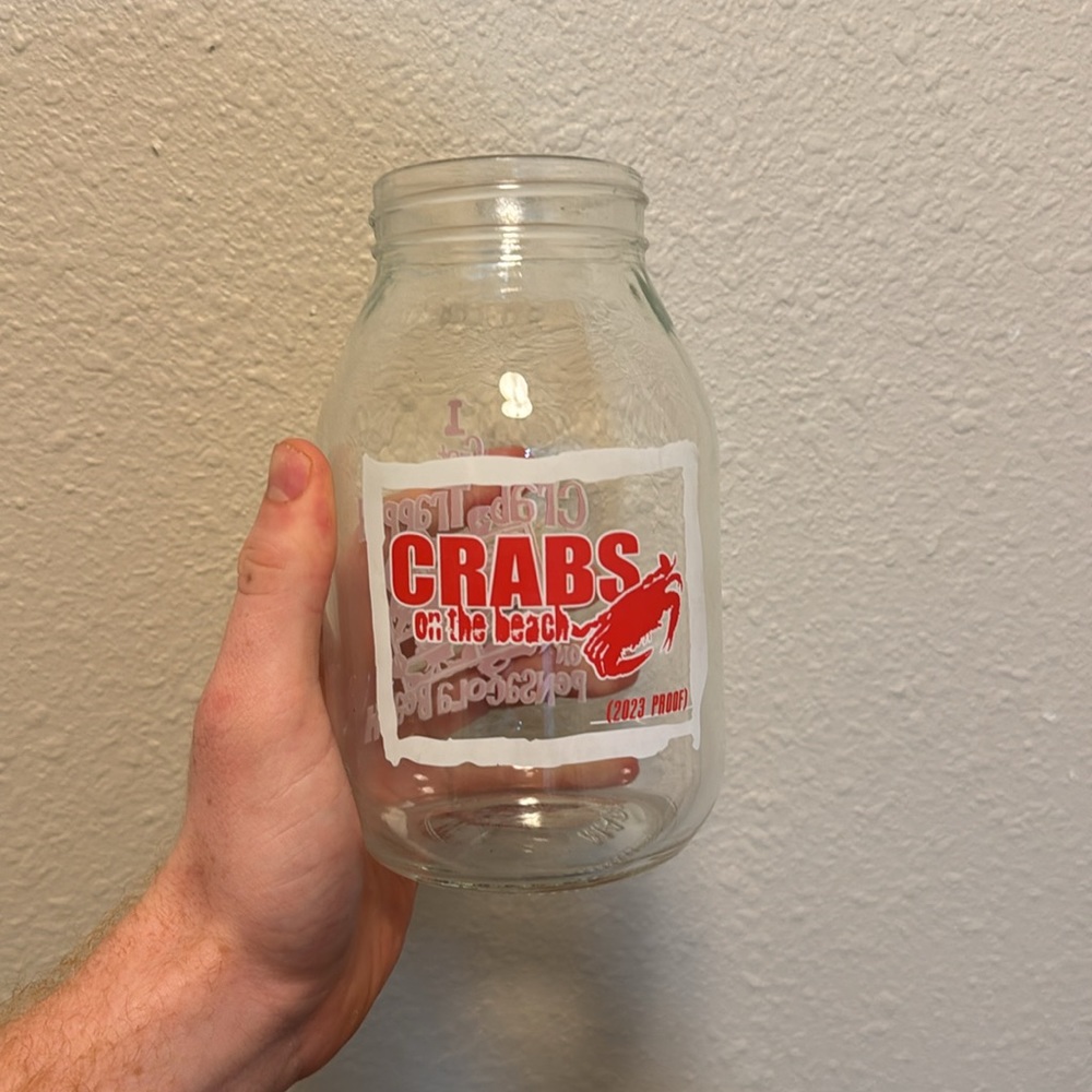 Crab Trap Mason Jar